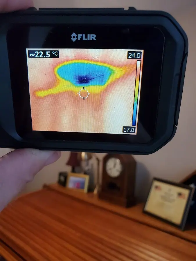 Thermal imaging inspection for water damage in Fresno